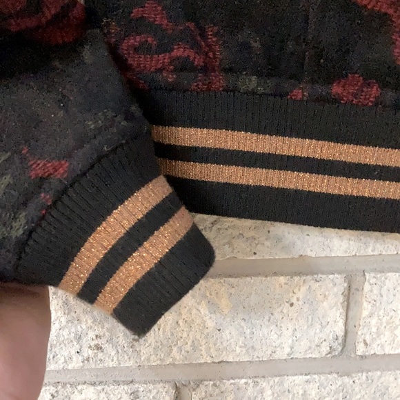 Sanctuary Rose & Gold Bomber Zip Up Jacket - Picture 3 of 3